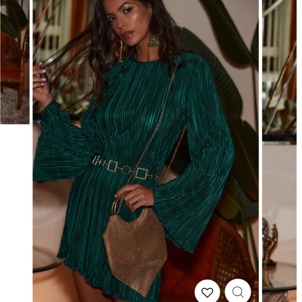 12th Tribe Tate Emerald Dress